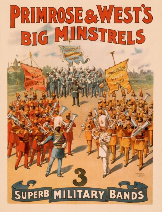 Superb Military Bands - Strobridge & Co. Lithograph - 1895