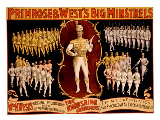 The Vanishing Grenadiers - Strobridge & Co. Lithograph - 1895