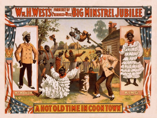 Big Minstrel Jubilee 2 - Strobridge & Co. Lithograph - 1898