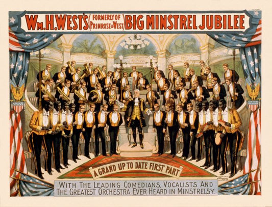 Big Minstrel Jubilee 3 - Strobridge & Co. Lithograph - 1900