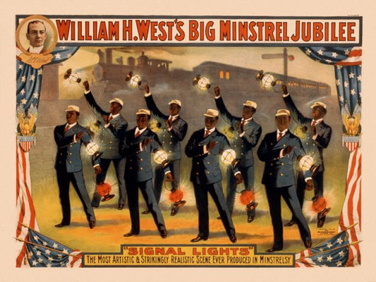 Signal Lights - Strobridge & Co. Lithograph - 1899