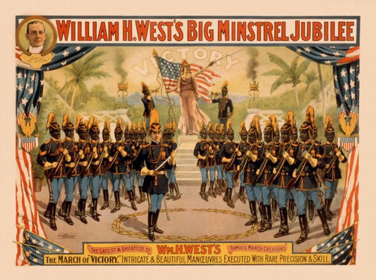 The March of Victory - Strobridge & Co. Lithograph - 1899