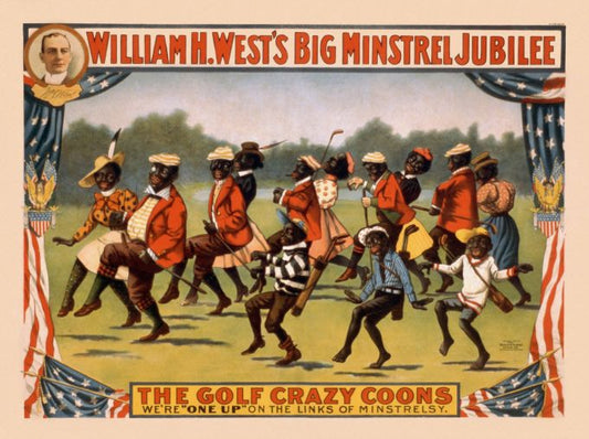 Golf Crazy - Strobridge & Co. Lithograph - 1899
