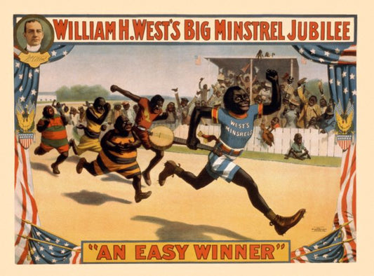 An Easy Winner - Strobridge & Co. Lithograph - 1899