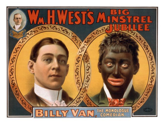 Monologue Comedian - Strobridge & Co. Lithograph - 1900