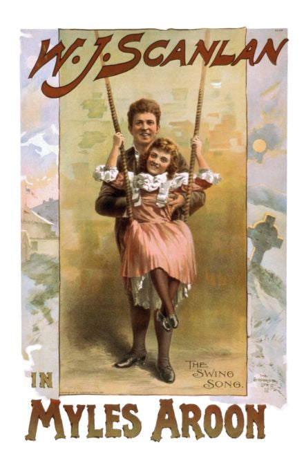 The Swing Song - Strobridge & Co. Lithograph - 1890