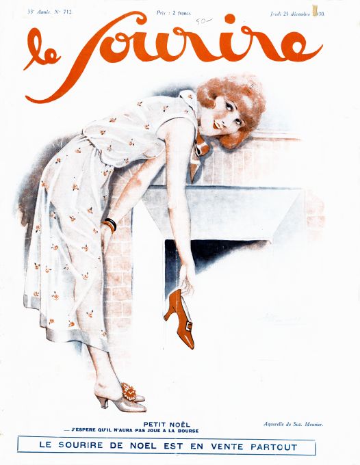 Pin Up - Girl w/High Heels - Meunier - 1930