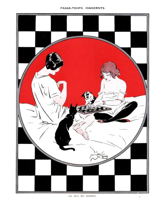Pin Up - Girls & Checkers - Nam - 1913