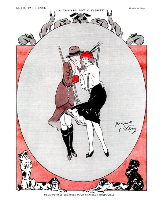 Pin Up - Two Hunter Girls - Nam - 1913