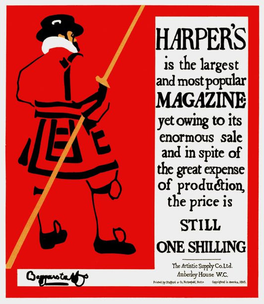 Harper's Magazine Beefeater - Les Maitre de l'Affiche - 1895