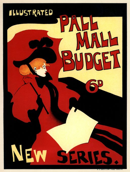 Pall Mall Budget - Les Maitre de l'Affiche - 1895