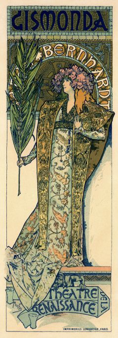 Sarah Bernhardt - Les Maitre de l'Affiche - 1895