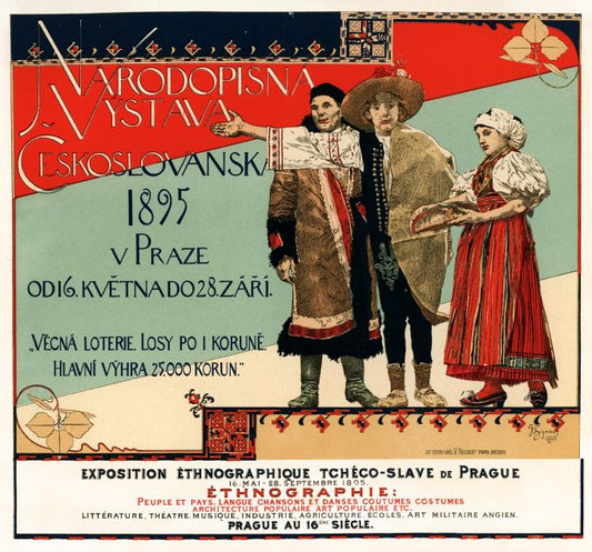 Narodopisna Vystava Ceskoslovanska - Les Maitre de l'Affiche - 1895