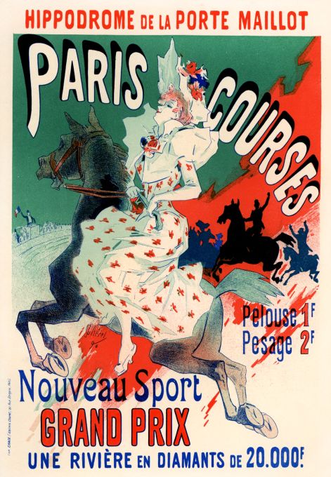 Paris Courses  - Les Maitre de l'Affiche - 1895