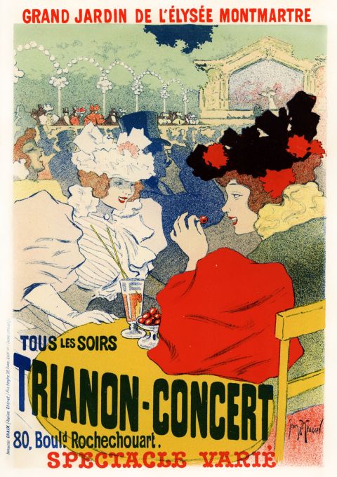 Trianon Concert  - Les Maitre de l'Affiche - 1895