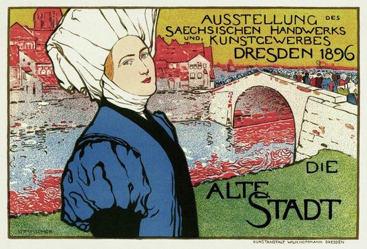 Die Alte Stadt - Les Maitre de l'Affiche - 1896