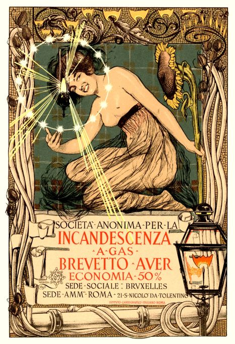 Incandescenza a Gas - Les Maitre de l'Affiche - 1895