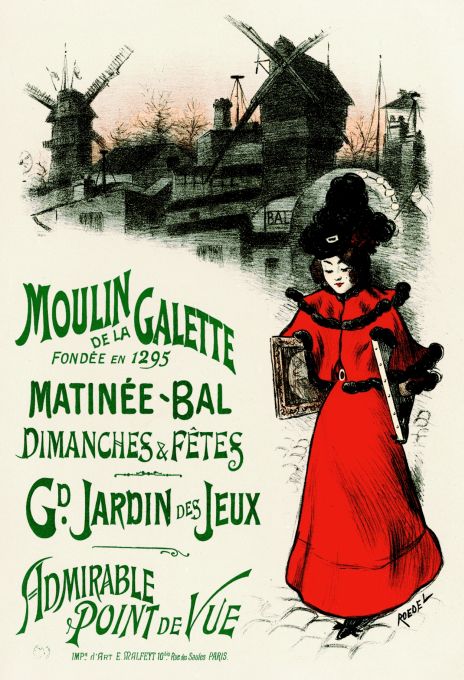 Moulin Galette - Les Maitre de l'Affiche - 1895