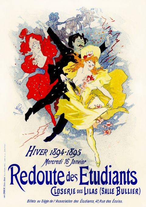 Redoute des Etudiants - Les Maitre de l'Affiche - 1895