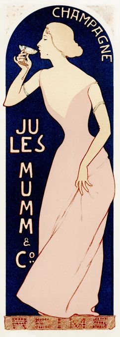 Jules Mumm & Co. Champagne - Les Maitre de l'Affiche - 1895