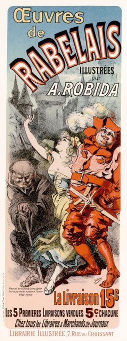 OEuvres de Rabelais - Les Maitre de l'Affiche - 1885