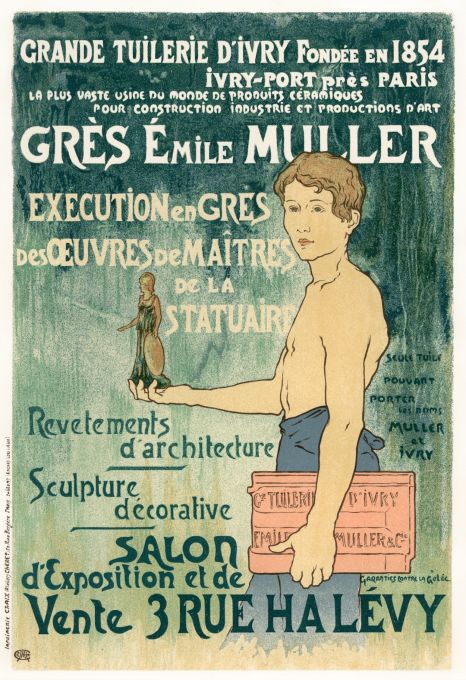 Gres Emile Muller  - Les Maitre de l'Affiche - 1897