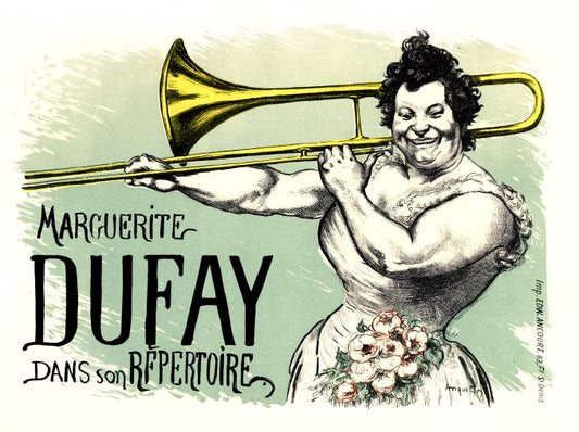 Marguerite Dufay dans son Repertoire - Les Maitre de l'Affiche - 1894