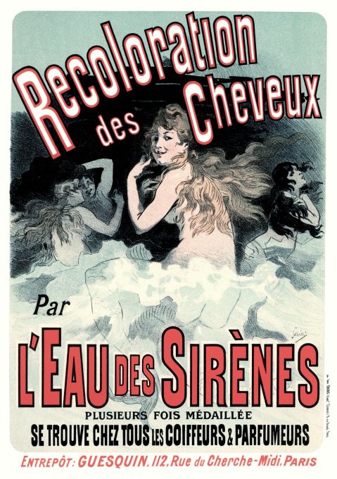 Recoloration des Cheveux - Les Maitre de l'Affiche - 1888