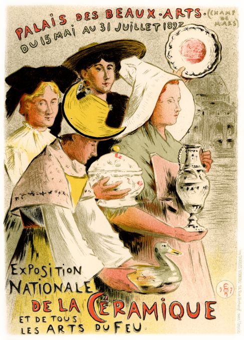 Exposition Nationale de la Ceramique  - Les Maitre de l'Affiche - 1897