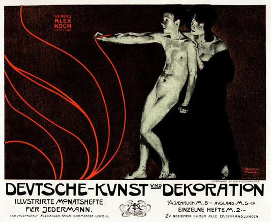 Deutsche Kunst und Dekoration - Les Maitre de l'Affiche - 1898