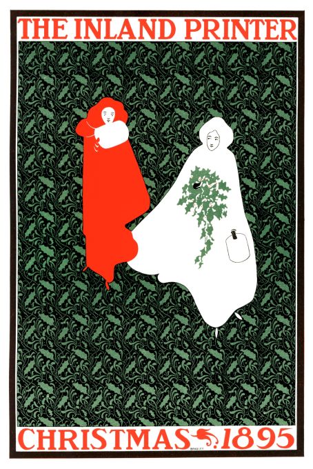 The Inland Printer, Christmas, 1895  - Les Maitre de l'Affiche - 1895