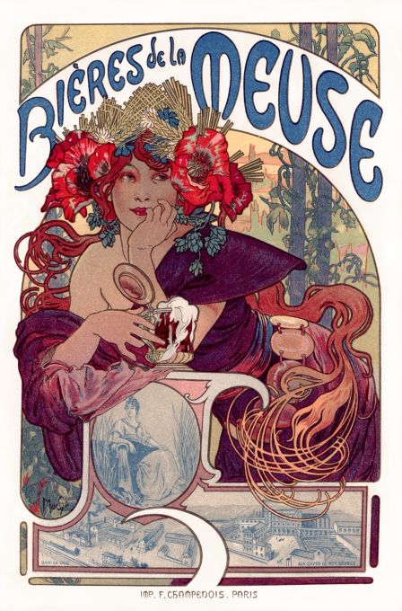 Bieres de la Meuse  - Les Maitre de l'Affiche - 1898