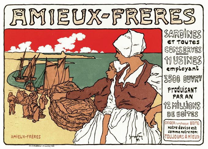 Amieaux Freres  - Les Maitre de l'Affiche - 1899