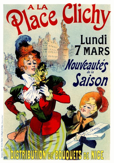 La Place Clichy - Les Maitre de l'Affiche - 1895