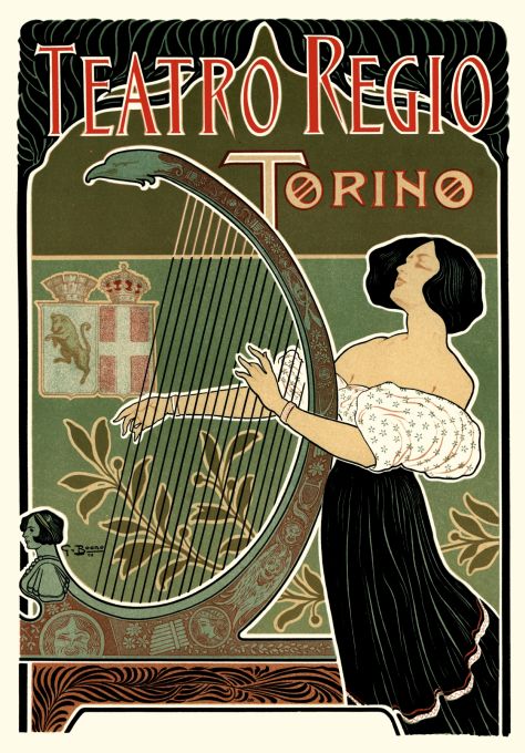 Teatro Regio, Torino - Les Maitre de l'Affiche - 1898