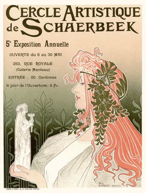 Cercle Artistique de Schaerbeek  - Les Maitre de l'Affiche - 1897