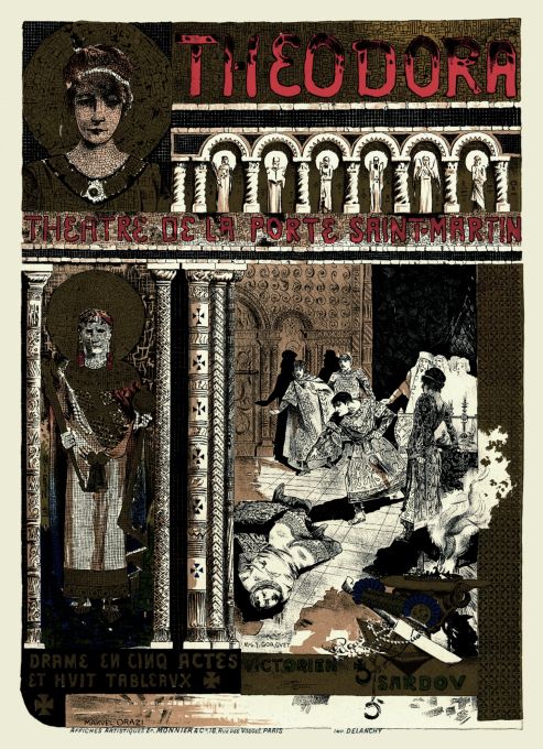 Theodora - Les Maitre de l'Affiche - 1884