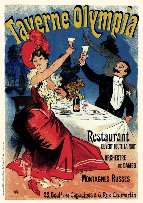 Taverne Olympia - Les Maitre de l'Affiche - 1899