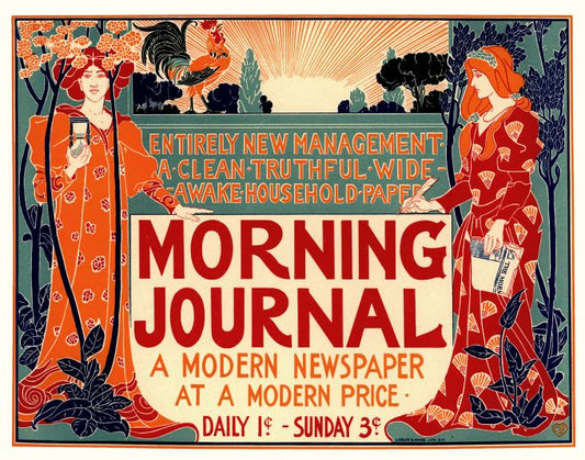 Morning Journal  - Les Maitre de l'Affiche - 1895