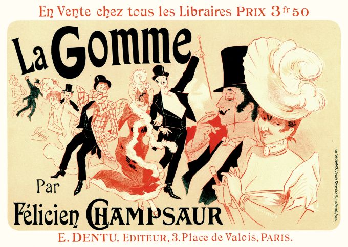 La Gomme - Les Maitre de l'Affiche - 1889