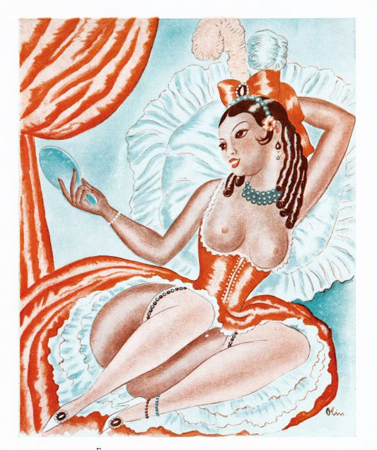 Pin Up - Girl Exposed - Olin - 1935