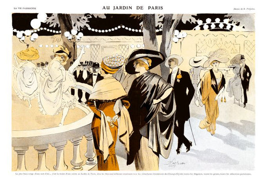 Pin Up - Garden Of Paris - Prejelan - 1910