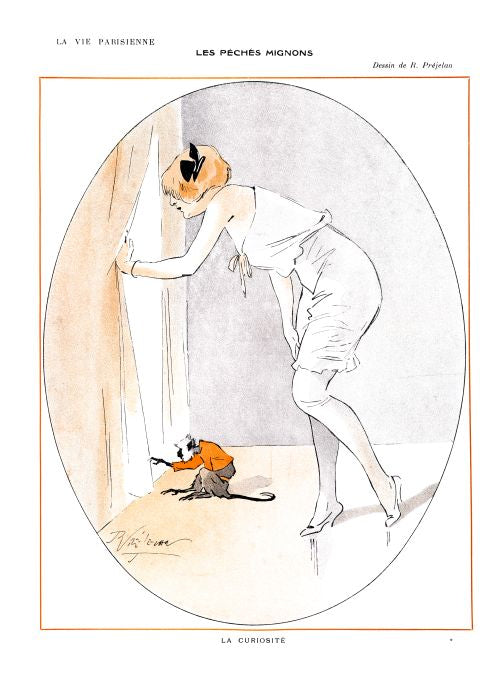 Pin Up - Girl Peers  - Prejelan - 1913