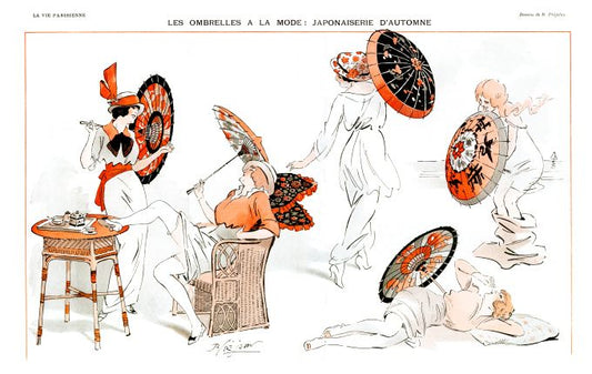 Pin Up - Japanese Umbrellas  - Prejelan - 1913