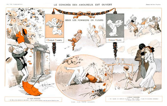 Pin Up - Scenes Of Lovers  - Prejelan - 1913