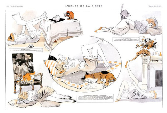Pin Up - Scenes of Siesta  - Prejelan - 1913