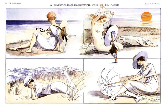 Pin Up - Girls On Sand - Prejelan - 1918
