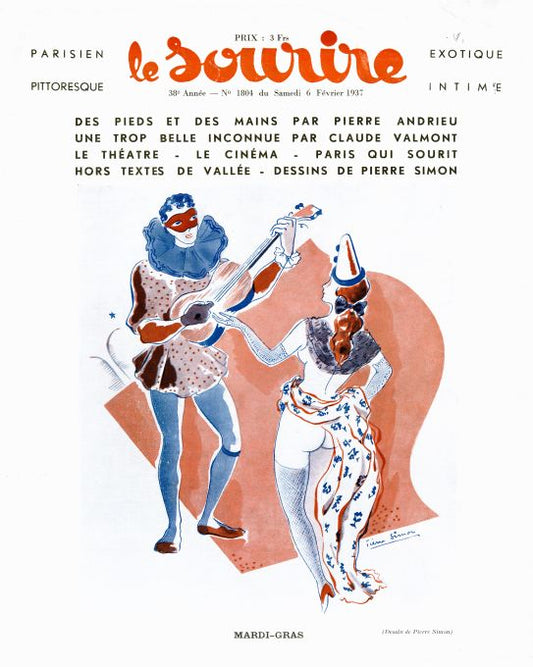 Pin Up - Mardi Gras - Simon - 1937