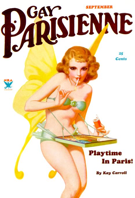 Pin Up - Cigarette Girl  - Unknown - 1934