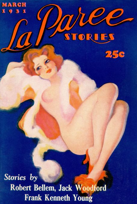 Pin Up - Nude Redhead Girl w/ Fur - Unknown - 1931